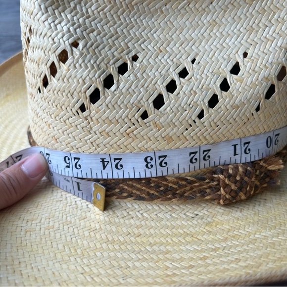 SMITHBILT Straw Woven Cowboy Hat Made in Canada - Picture 11 of 13